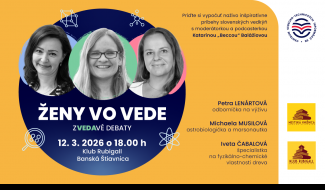 Pozvánka na podujatie Ženy vo vede – ZVEDAVÉ DEBATY