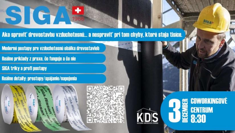 Katedra drevených stavieb pozýva: Praktický SIGA workshop | BUILD IT TIGHT! 
