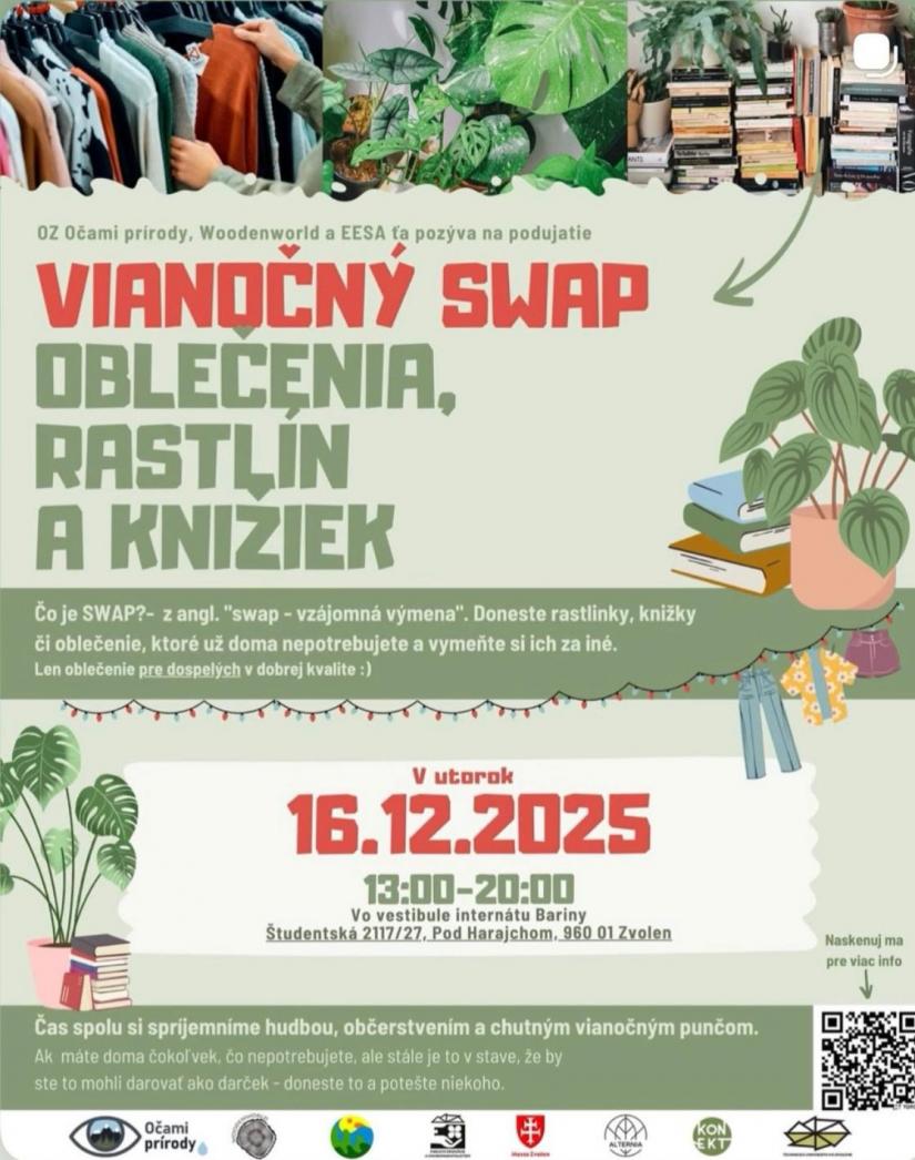 Vianočný SWAP 2025 - plagát