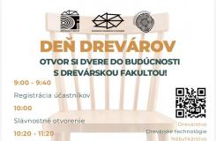 Deň drevárov na DF TUZVO 2025 - Program